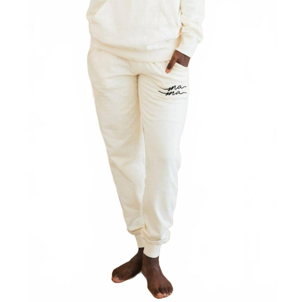 NEW SUNFLOWER MOTHERHOOD mama stylish comfortable jogger in cream